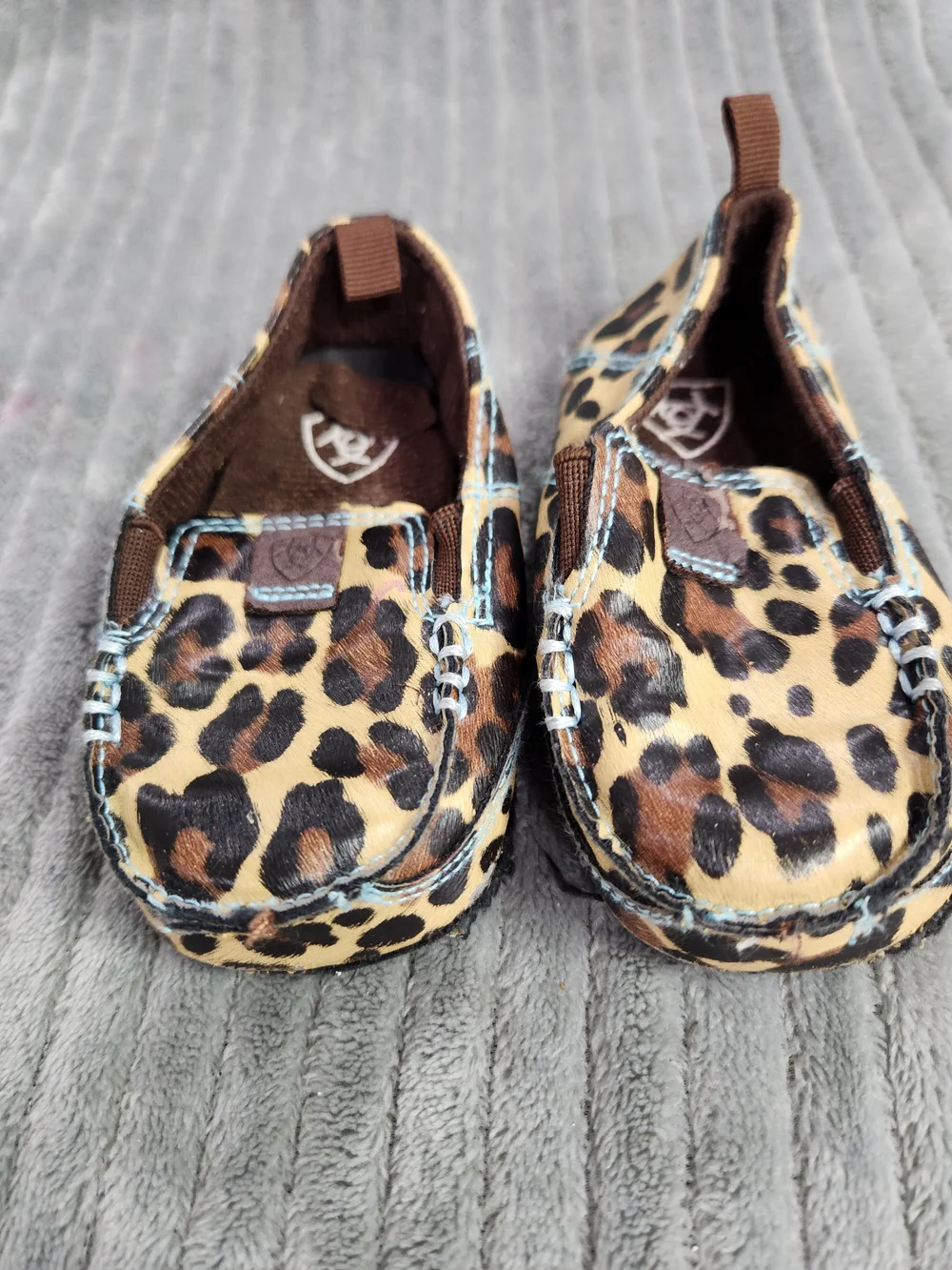 Ariat Infant Girl's Natalie Leopard Print Cruiser Shoe